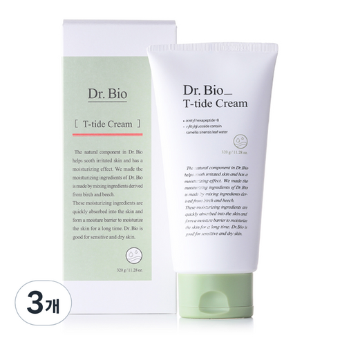 닥터바이오 티타이드 대용량 크림, 320g, 3개
