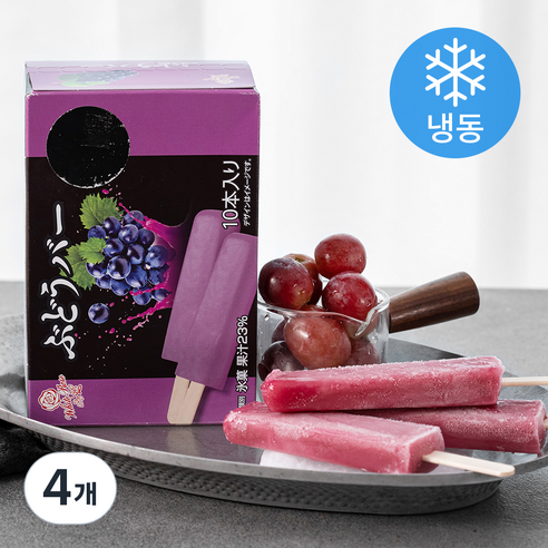 다이센 포도바 10개입 (냉동), 350ml, 4개