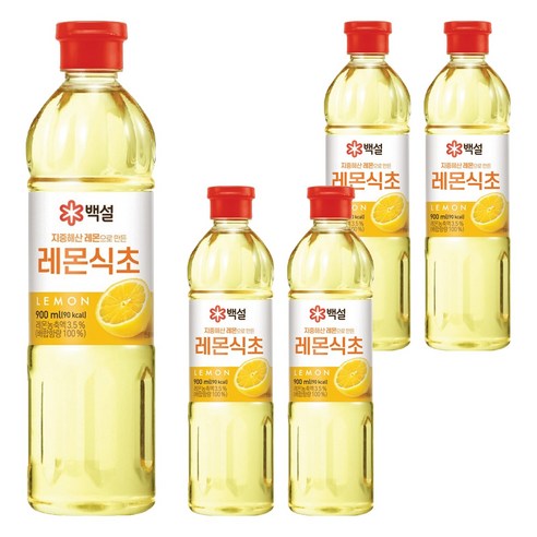 지중해산 레몬식초, 900ml, 5개