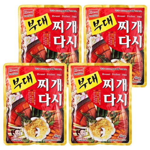 [화미] 찌개다시, 1kg, 4개