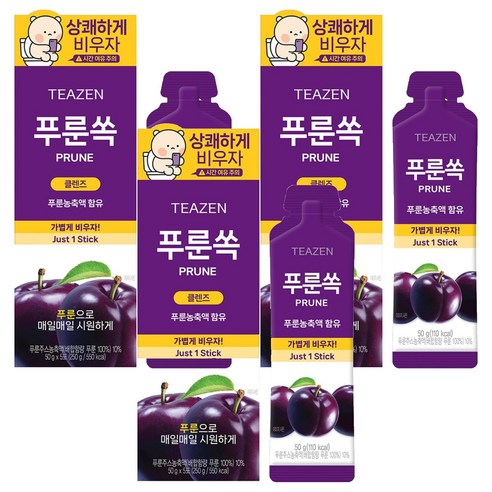 티젠 푸룬쏙 5포, 3개, 250g
