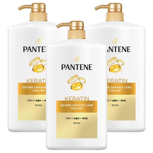 팬틴 극손상 케어 컨디셔너 프루티플로럴향, 1.8L, 3개