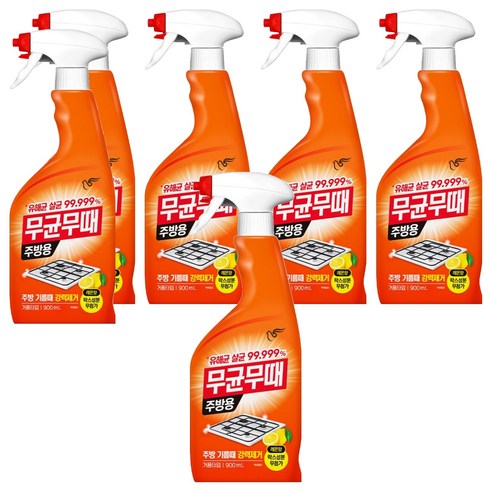 무균무때 주방용 세정제, 900ml, 6개