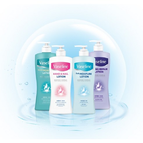 바세린 데일리 모이스처 바디로션, 450ml, 2개