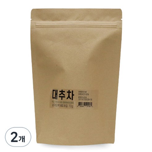 아이앤티 대추차 삼각티백, 1.2g, 60개입, 2개