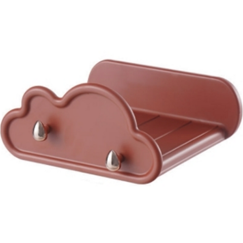 라베데이 벽부착형 가방 소지품 인테리어 선반, 브라운