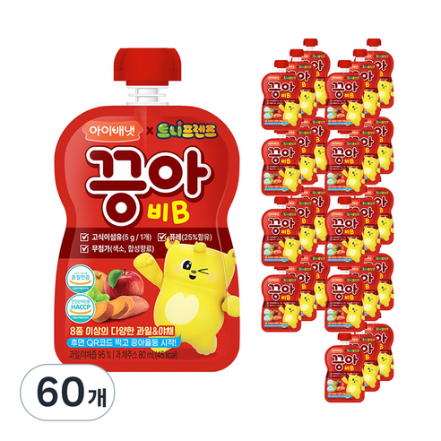 아이배냇 끙아 B 80ml, 60개