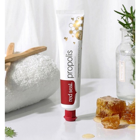 레드씰 프로폴리스 치약으로 텁텁함 없이 상쾌한 하루를!