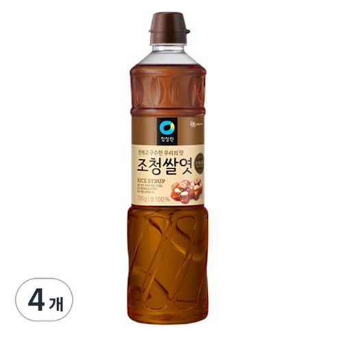 대상 청정원 조청쌀엿, 700g, 4개