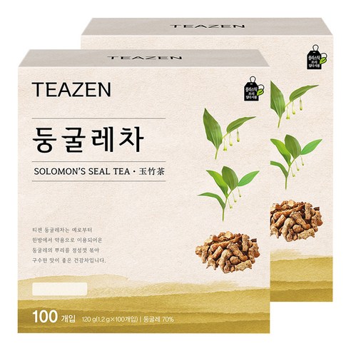 티젠 둥굴레차, 1.2g, 100개입, 2개