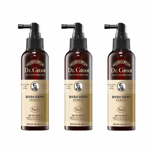 닥터그루트 멀티 퍼펙션 탈모케어 두피 영양 토닉, 150ml, 3개