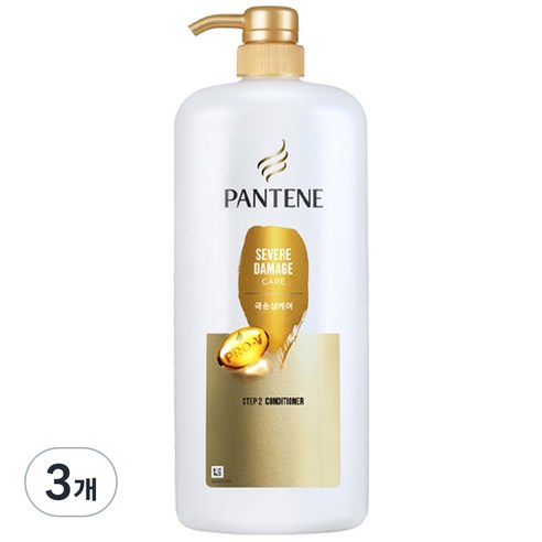 팬틴 극손상케어 컨디셔너 대용량, 3개, 1200ml