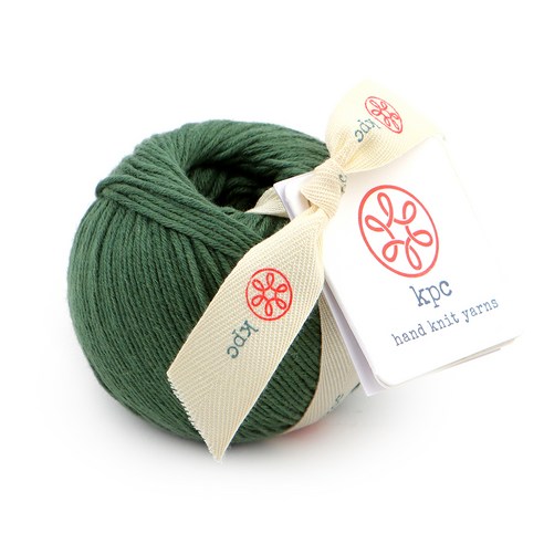 kpc yarn 가쉽 DK 면 뜨개실 50g, 레인포레스트, 113m
