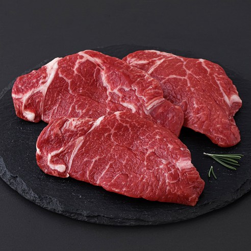 신선한 1+등급 한우의 부드러운 맛과 향