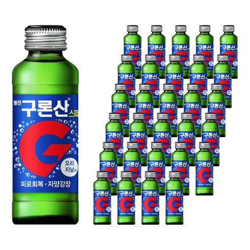 해태음료 영진 구론산 탄산 스파클링 오리지날, 150ml, 30개