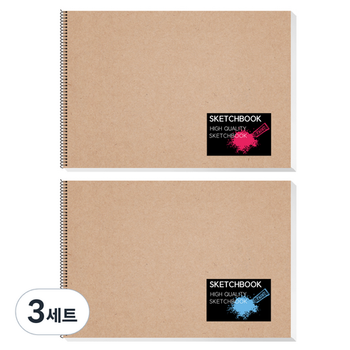 영아트 전문가 KF 스케치북 2입 200g, 4절, 15매, 3세트