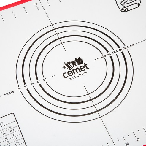 코멧 키친 실리콘 베이킹 작업매트: 주방에서의 베이킹을 더 편리하고 비용 효율적이며 위생적으로 만들어주는 다목적 솔루션
