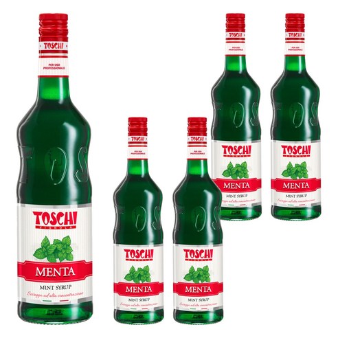 토스키 민트 시럽, 1L, 5개