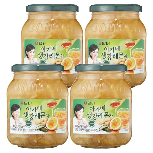 담터 아가베 생강레몬 액상차, 770g, 1개입, 4개