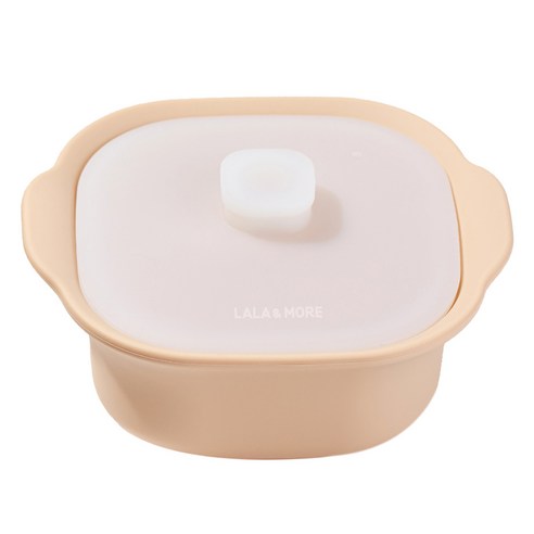 라라앤모어 말랑 실리콘 멀티찜기 900ml, 베이지, 1개, 단품