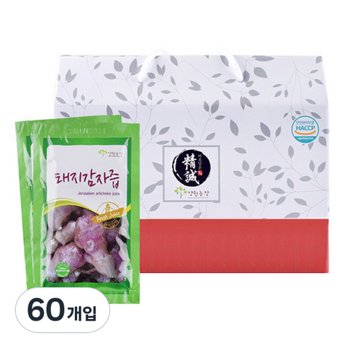 양원농장 돼지감자즙, 60개, 80ml