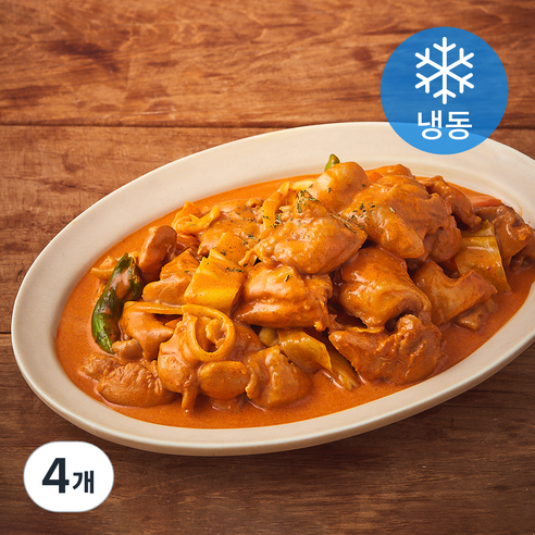 몽미당 로제 닭갈비 (냉동), 500g, 4개