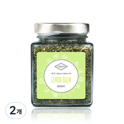 라돌체비타 유리병 티 컬렉션 레몬밤차, 45g, 2개