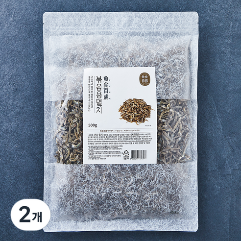 어식백세 멸치 볶음용, 500g, 2개
