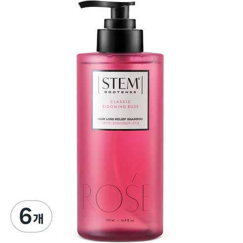 케라시스 스템루텐스 탈모증상완화 샴푸 클래식 블루밍 로즈향, 6개, 500ml