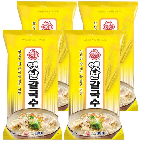 오뚜기옛날 칼국수, 1.5kg, 4개