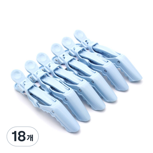 베이51 헤어클립, 스카이블루, 18개
