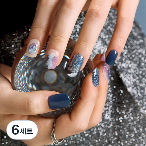 데싱디바 매직프레스 세트, 딥 유니버스, 6개