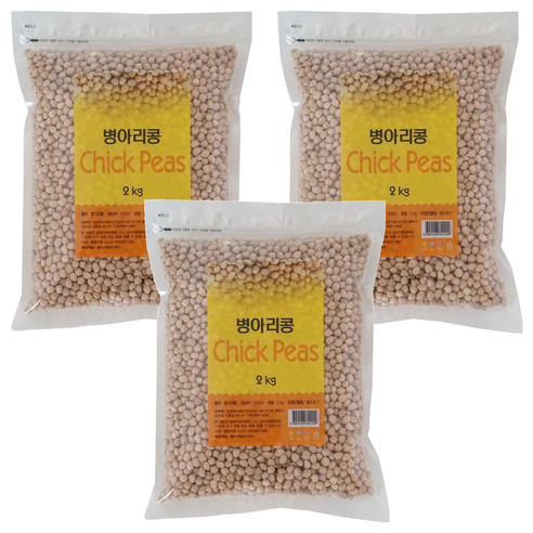 병아리콩, 2kg, 3개