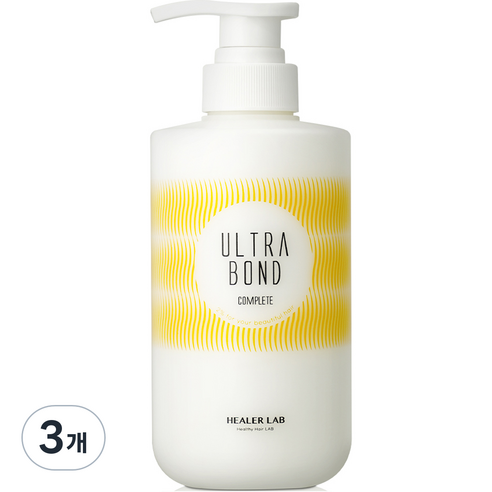 힐러랩 울트라본드 단백질 헤어 컴플릿 헤어팩, 500ml, 3개