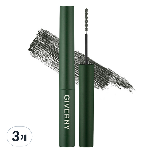 지베르니 밀착 센서티브 마스카라 3.5g, 04 카키 브라운, 3개