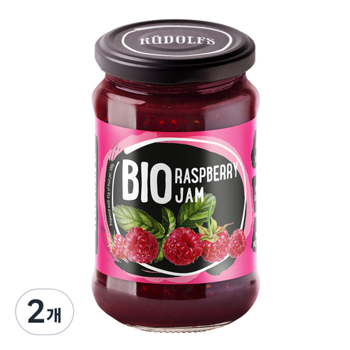 루돌프 유기농 라즈베리잼, 400g, 2개