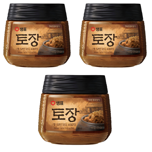 샘표 시골집토장, 900g, 3개
