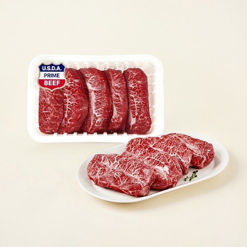 미국산 프라임 부채살 스테이크 1kg, 1개