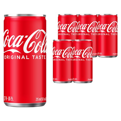 코카콜라 오리지널, 215ml, 6개