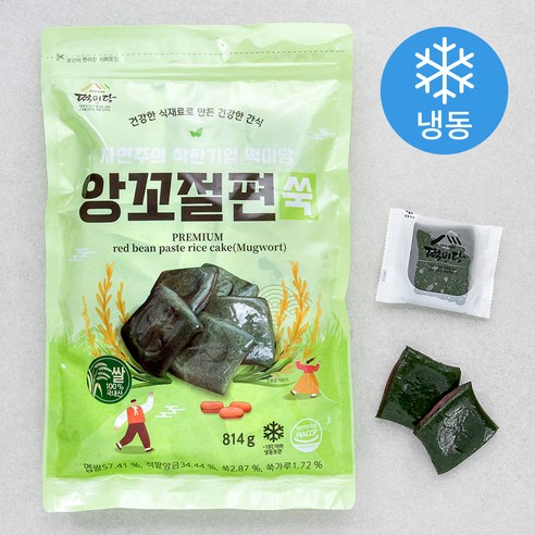 떡미당 쑥 앙꼬 절편 (냉동), 814g, 1개