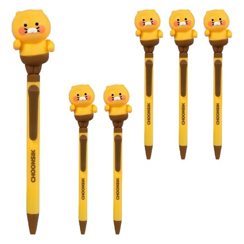 춘식이 액션 볼펜 0.5mm, 댄싱, 6개