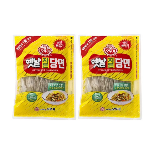 오뚜기옛날 자른당면, 500g, 2개