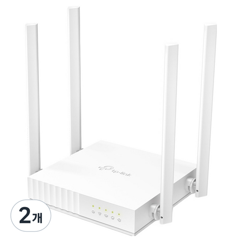 티피링크 AC1200 듀얼 밴드 Wi Fi 유무선 공유기, Archer C50, 2개