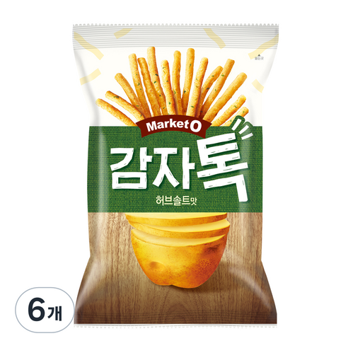오리온 감자톡 허브솔트맛, 80g, 6개