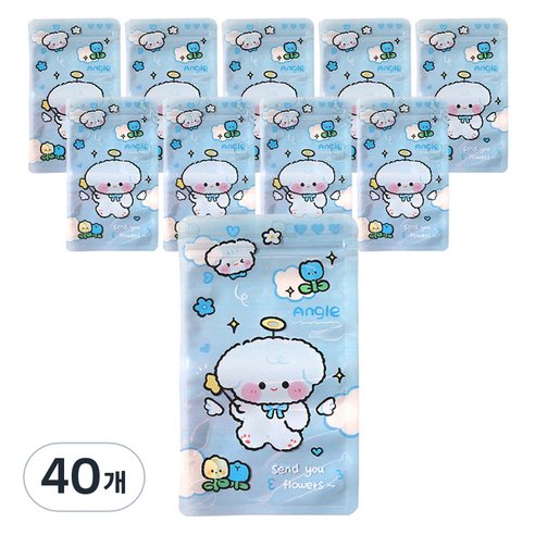 귀염귀염 미니 구디백, 블루, 40개