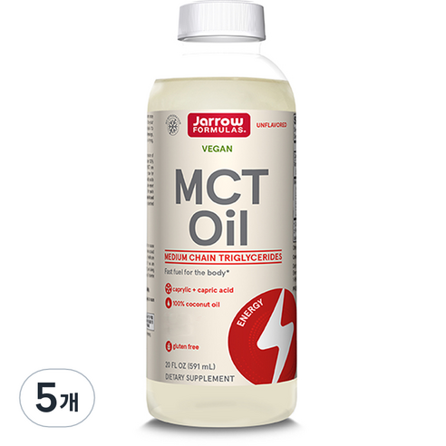재로우 MCT 오일, 5개, 591ml