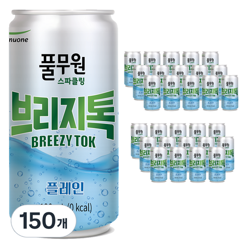 브리지톡 스파클링 플레인 탄산수, 190ml, 150개