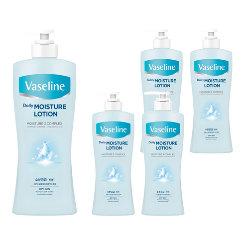 애경바세린 데일리 모이스처 바디로션, 450ml, 5개