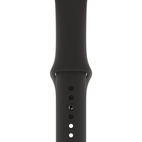Apple 정품 애플워치 3/4/5 스포츠 밴드, 42/44mm, Black