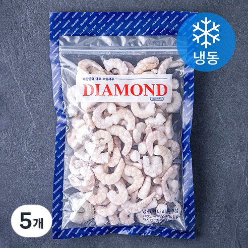 DIAMOND 생새우살 (냉동), 5개, 500g(91~110)